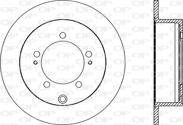 OPEN PARTS Тормозной диск BDR2189.10